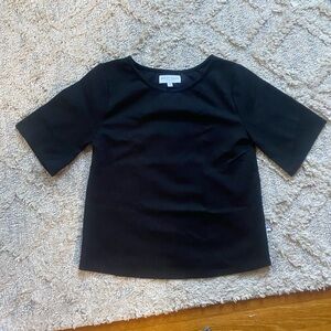 RIPLEY RADER BLACK PONTE SHORT SLEEVE TOP SIZE 2(S) only wore once!